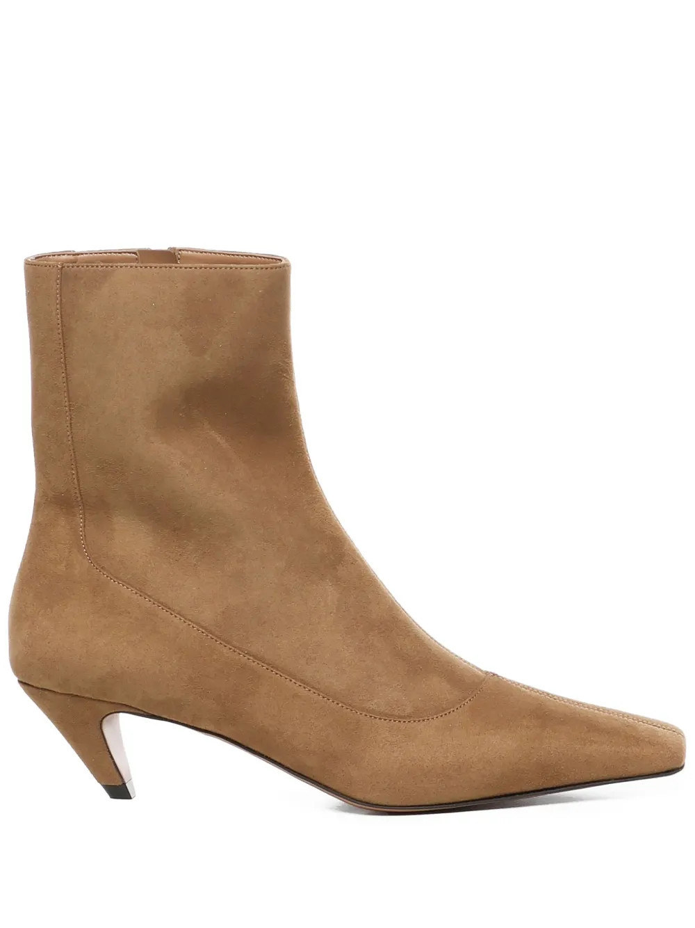 Stella McCartney zip-up ankle boots - Brown | Farfetch Global