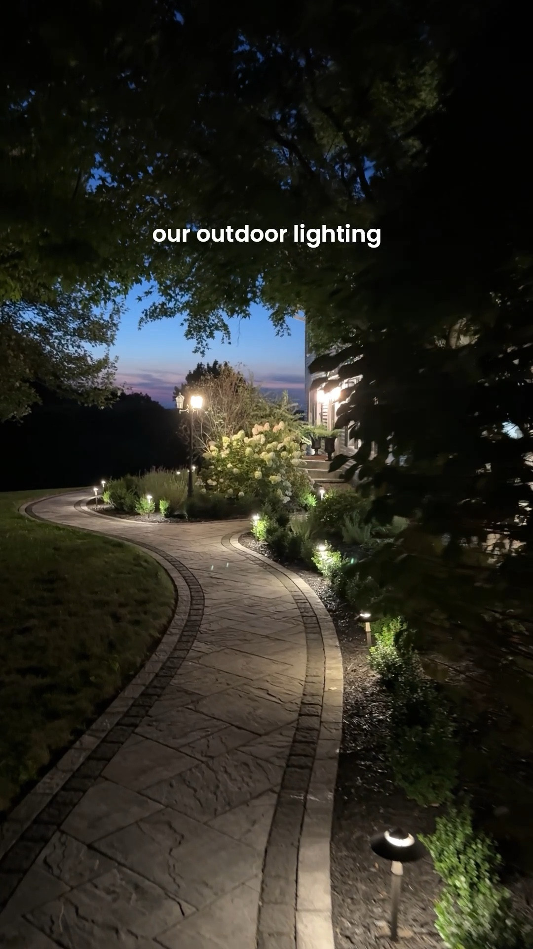 Our home outdoor lighting and walkway!

#LTKHome