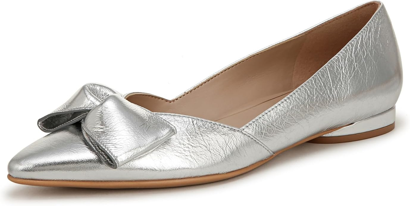 Naturalizer Womens Havana Pointed Toe Slip On Dress Ballet Flat | Amazon (US)