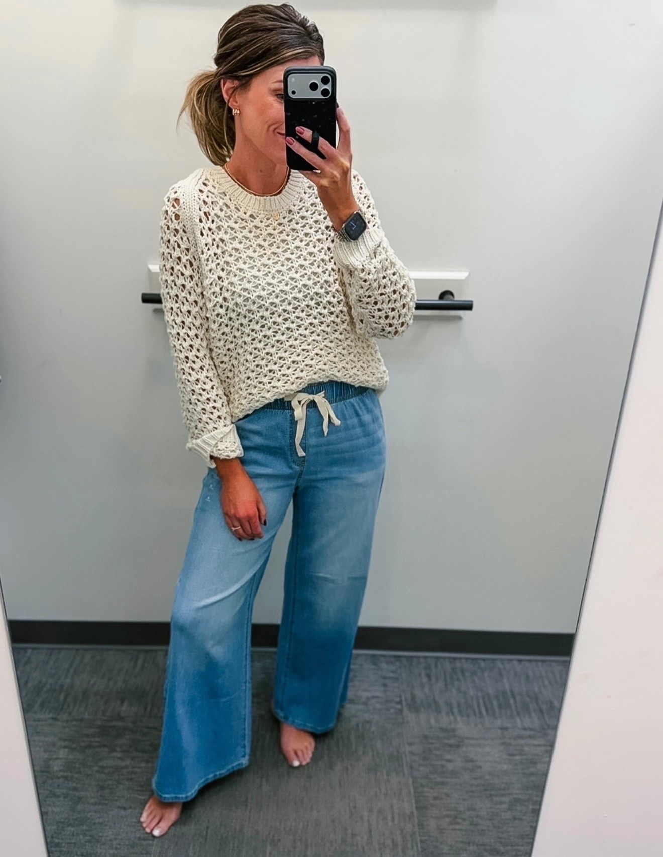 These pull on jeans were a February top seller. 
These new arrivals at Maurice’s could rival Aerie 👏👏👏
Pull on jeans (so comfortable) wearing medium regular length. 
Sweater/ medium 

#LTKmomlife #LTKSaleAlert