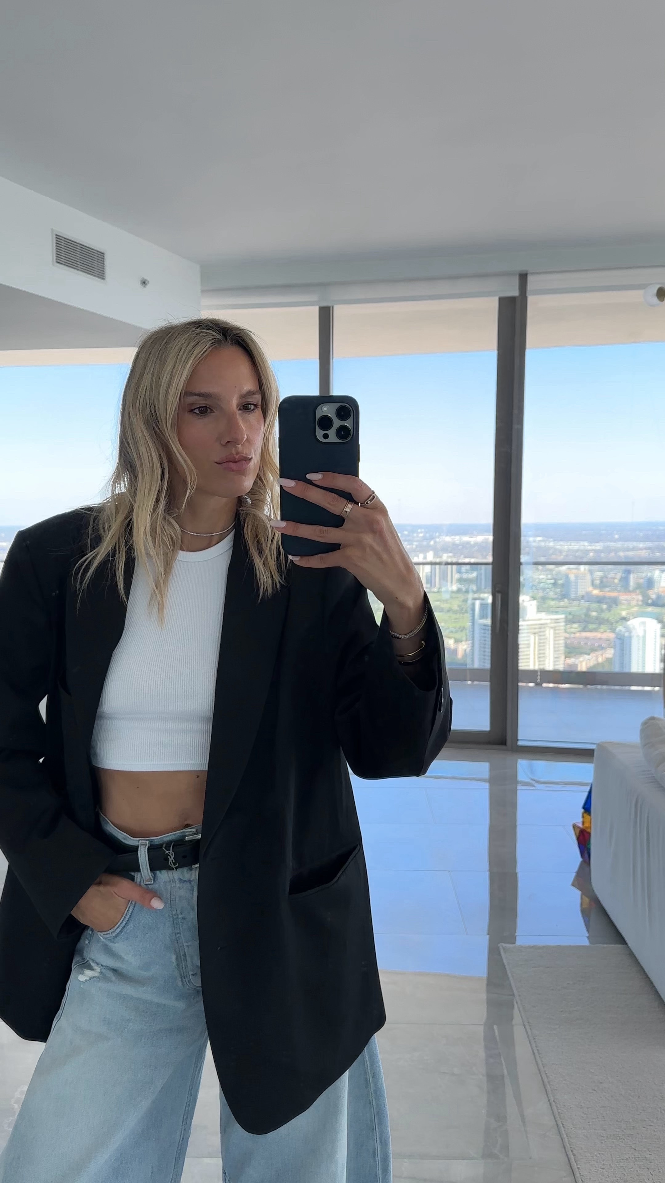 These jeans are a favorite of mine. I took them one size up from my normal size for a more baggy look. Style them with a great kitten heel  

Denim, outfit, spring outfits, oversized blazer, vacation outfit,

#LTKSeasonal #LTKstyletip #LTKshoecrush