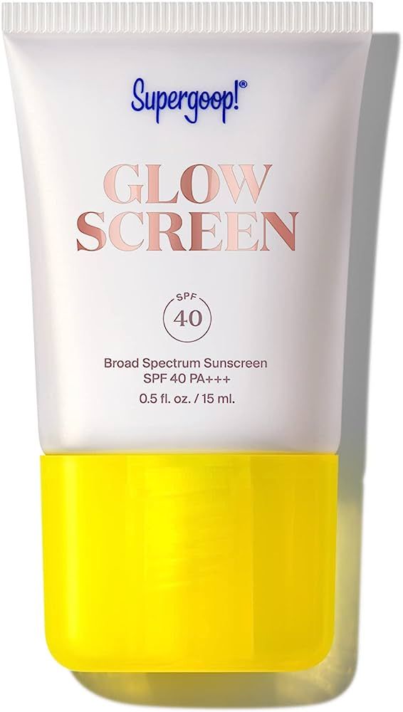 Supergoop! Glowscreen - SPF 40-0.5 fl oz - Glowy Primer + Broad Spectrum Sunscreen - Adds Instant... | Amazon (US)