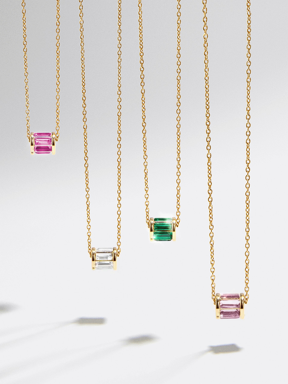 Tatum Necklace - Crystal | BaubleBar