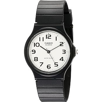 Casio Men's MQ24-7B2 Analog Watch with Black Resin Band | Amazon (US)