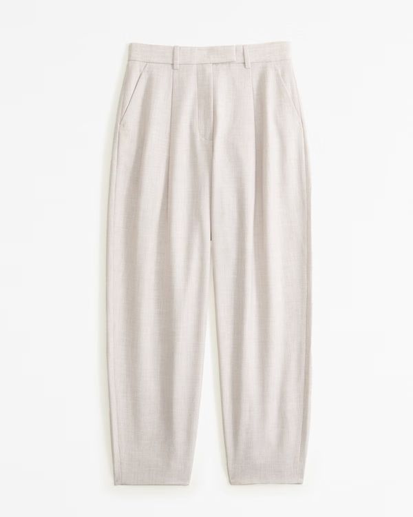 Ankle Grazing Tapered Tailored Pant | Abercrombie & Fitch (US)