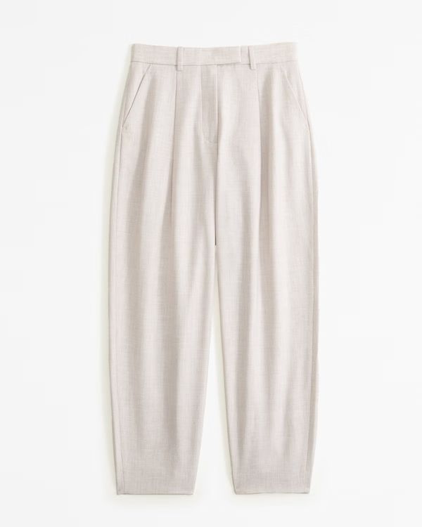 Ankle Grazing Tapered Tailored Pant | Abercrombie & Fitch (UK)