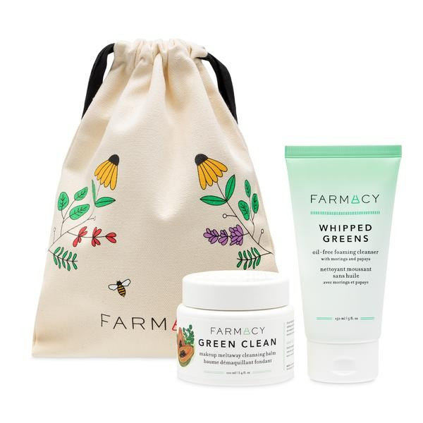Green Double Cleansing Duo | Farmacy Beauty
