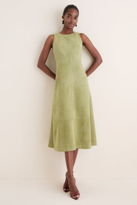 Moss Suede Manon Dress | Tuckernuck (US)