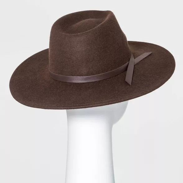 Women's Wide Brim Felt Fedora Hat - Universal Thread™ | Target