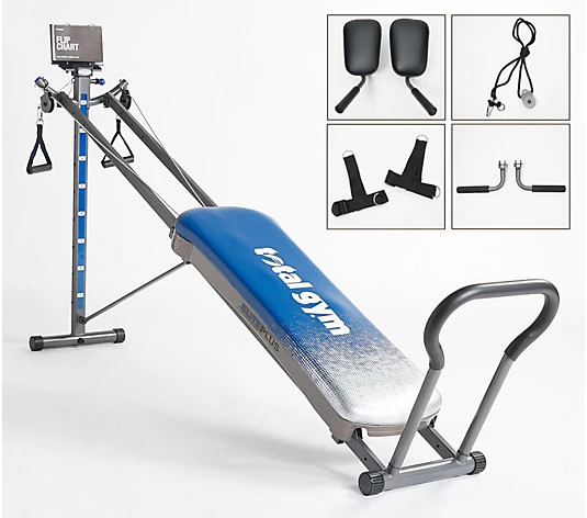 Total Gym Elite Plus with 8 Resistance Levels and Pilates Kit | QVC