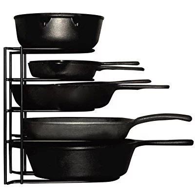 Extreme Matters Heavy Duty Pan Organizer - Bottom Tier 1 inch Taller for Larger Pans - No Assembl... | Walmart (US)