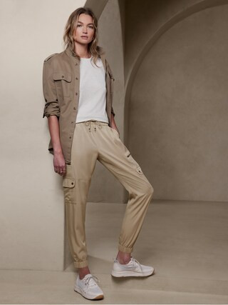 TENCEL&#153 Cargo Jogger | Banana Republic Factory