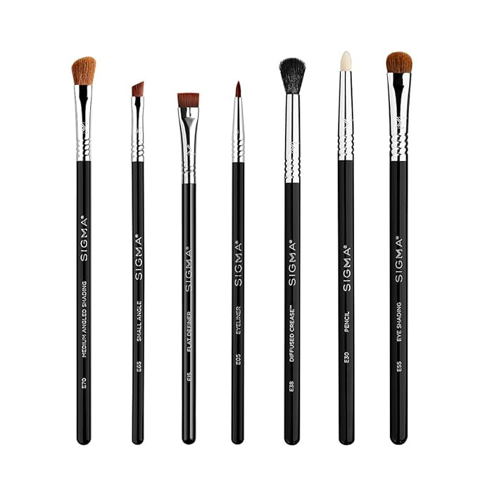 Sigma Beauty Basic Eye Makeup Brush Set – Classic Eye Makeup Brushes with Premium Fibers and Sl... | Amazon (US)