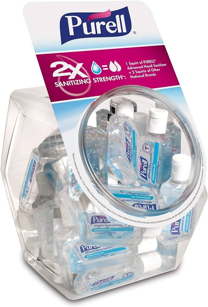 Purell Advanced Hand Sanitizer Refreshing Gel, Clean Scent, 1 Fl Oz Travel Size Flip-Cap Bottle w... | Amazon (US)