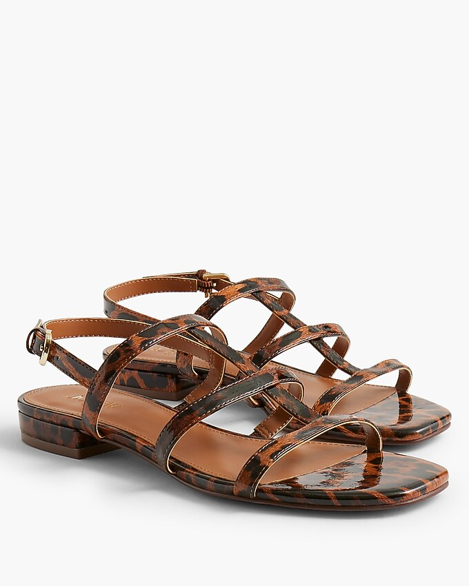 Caged ankle-strap sandals | J.Crew Factory