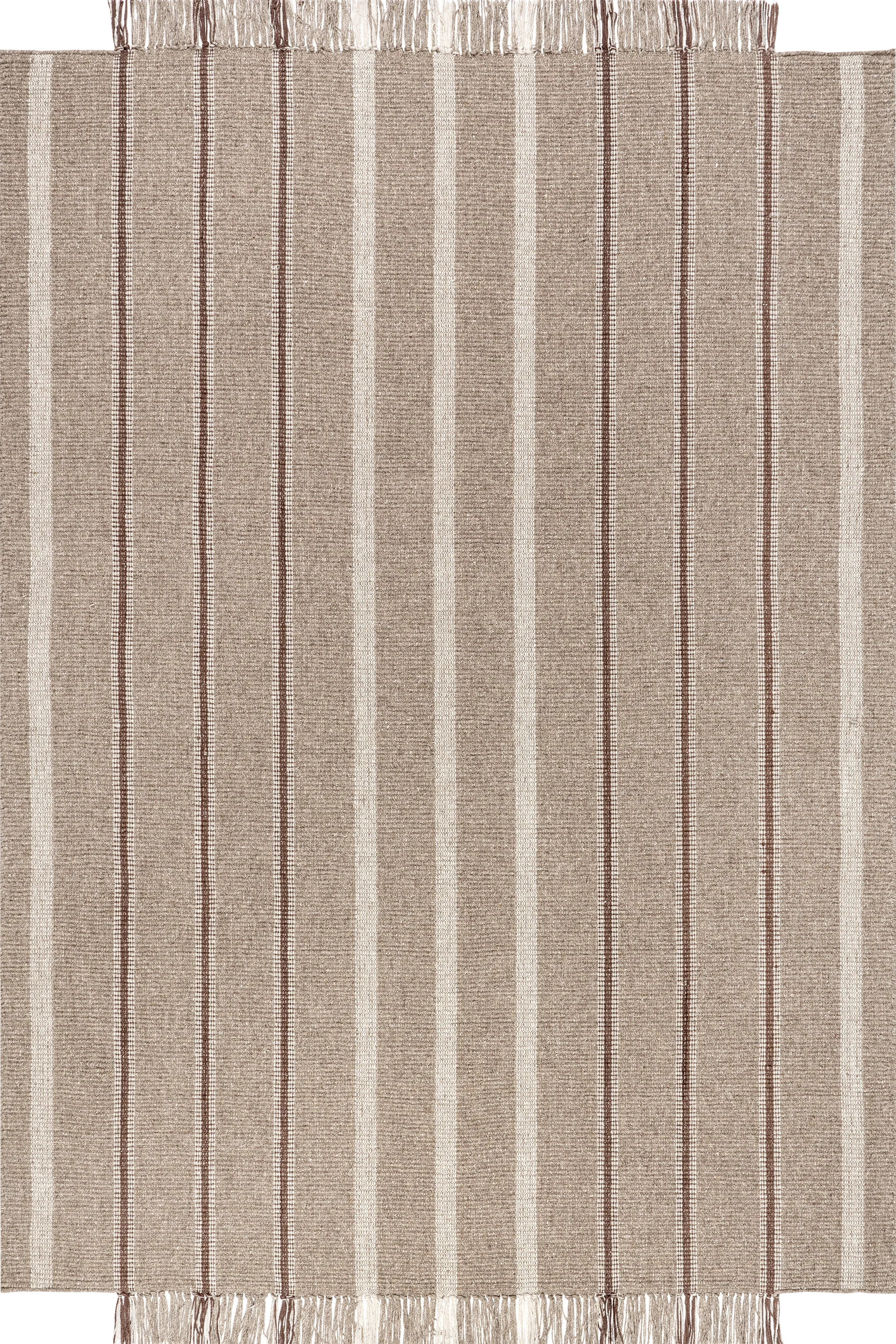 Toluca Striped Wool Rug | Rugs USA