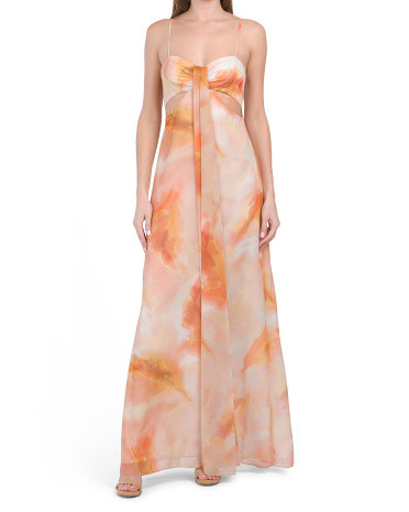 Sleeveless Sweetheart Gathered Maxi Dress | TJ Maxx