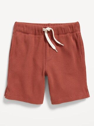 Functional Drawstring Waffle-Knit Shorts for Toddler Boys | Old Navy (US)