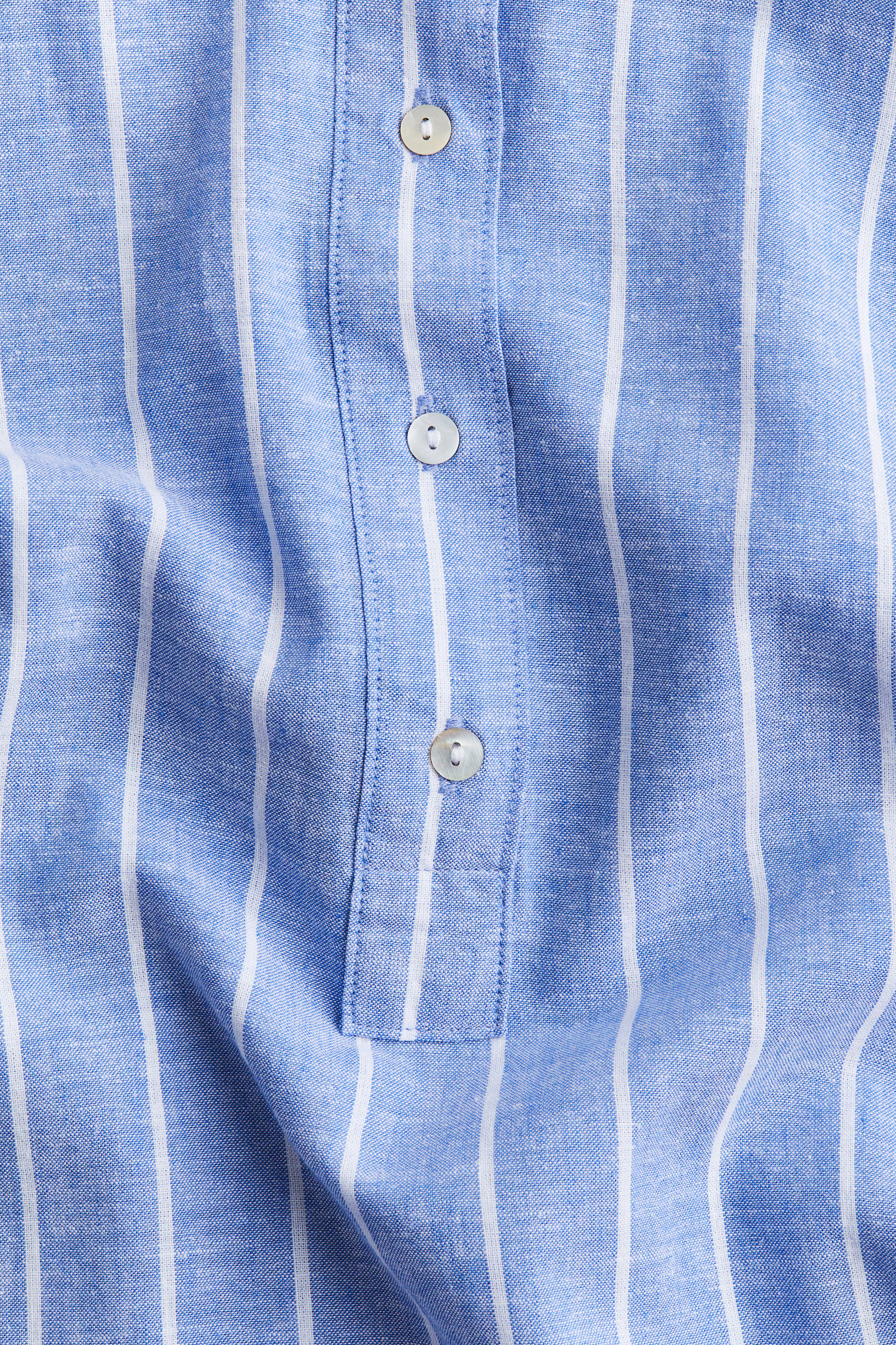 Popover-Bluse aus Leinenmix | H&M (DE, AT, CH, NL, FI)