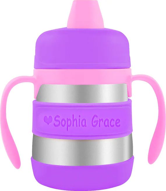 PACK of 3 Personalized Sippy Cup Labels & Baby Bottle Labels | Etsy | Etsy (US)