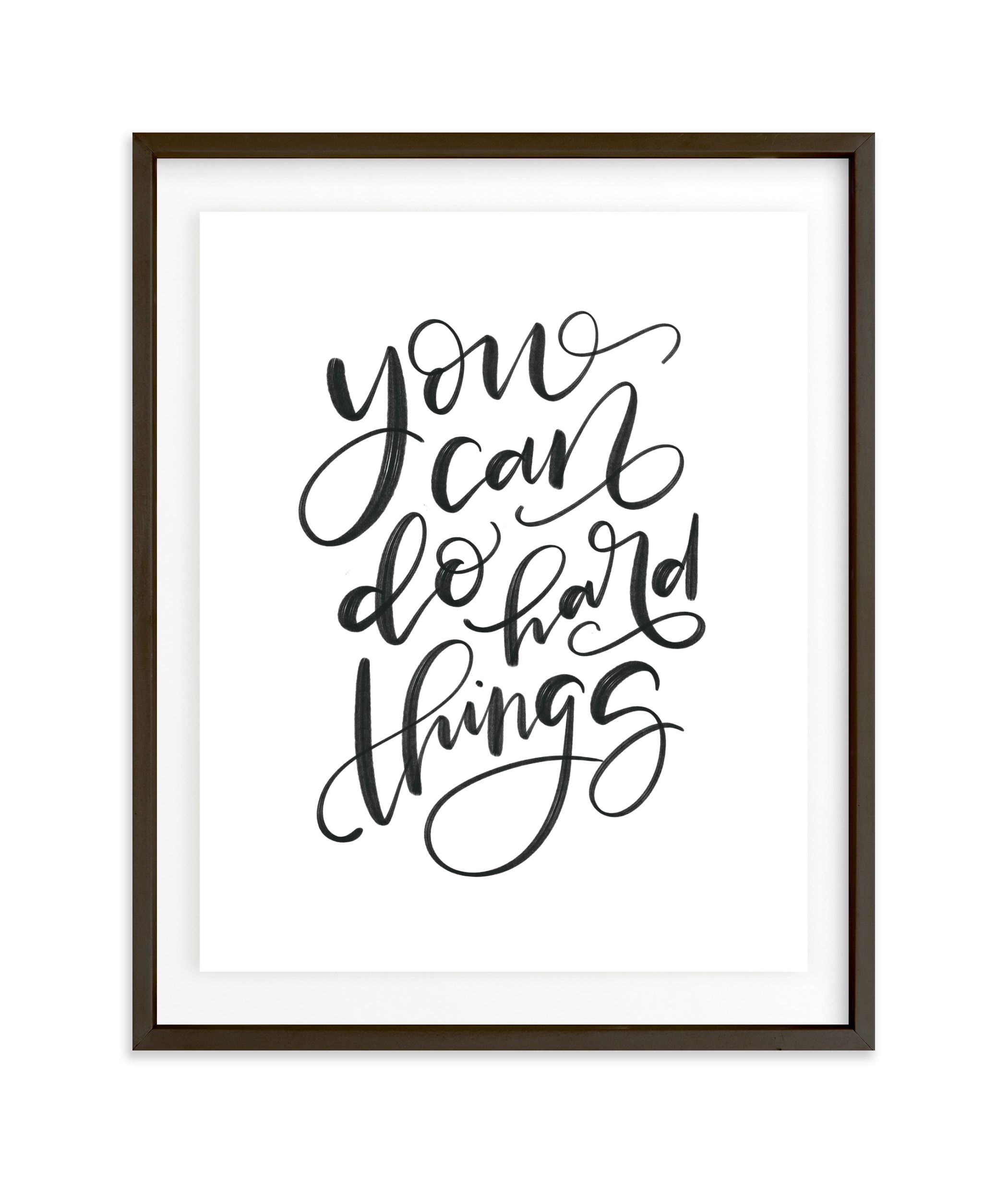 "You Can Do Hard Things" - Drawing Limited Edition Art Print by Amy Payne. | Minted