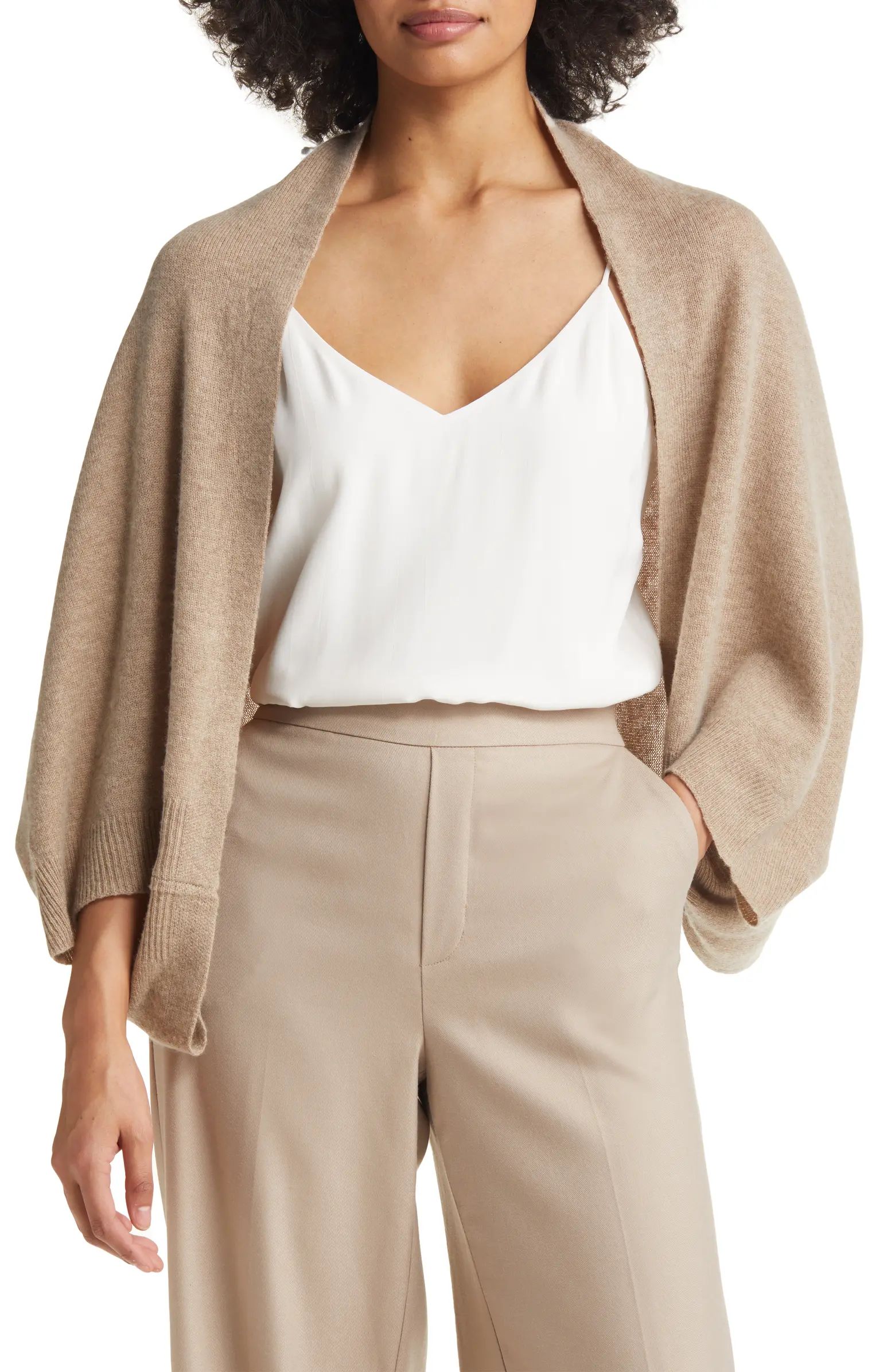 Wool & Cashmere Cocoon Wrap | Nordstrom