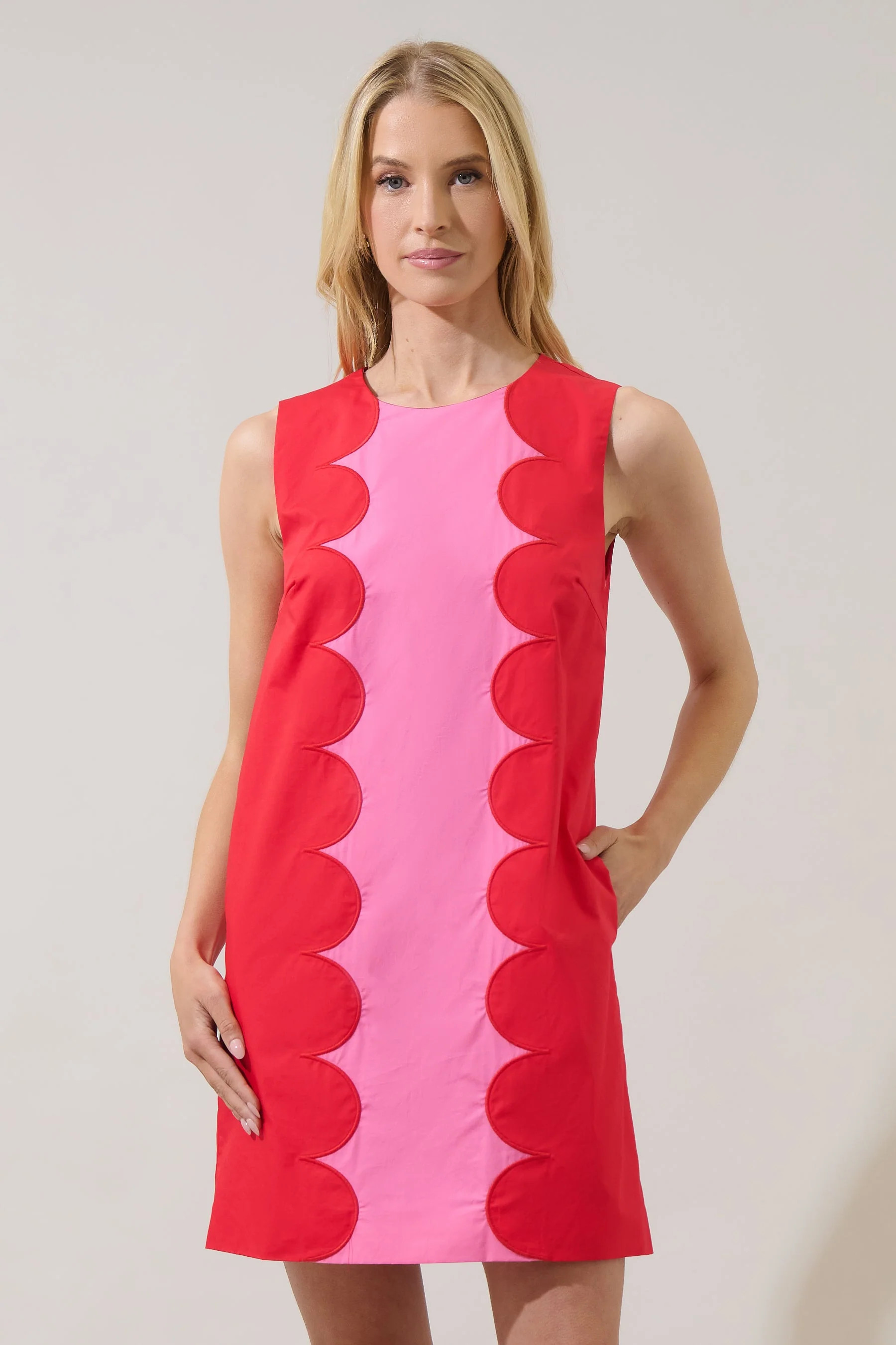 Elliana Color Block Mini Dress | Sugarlips