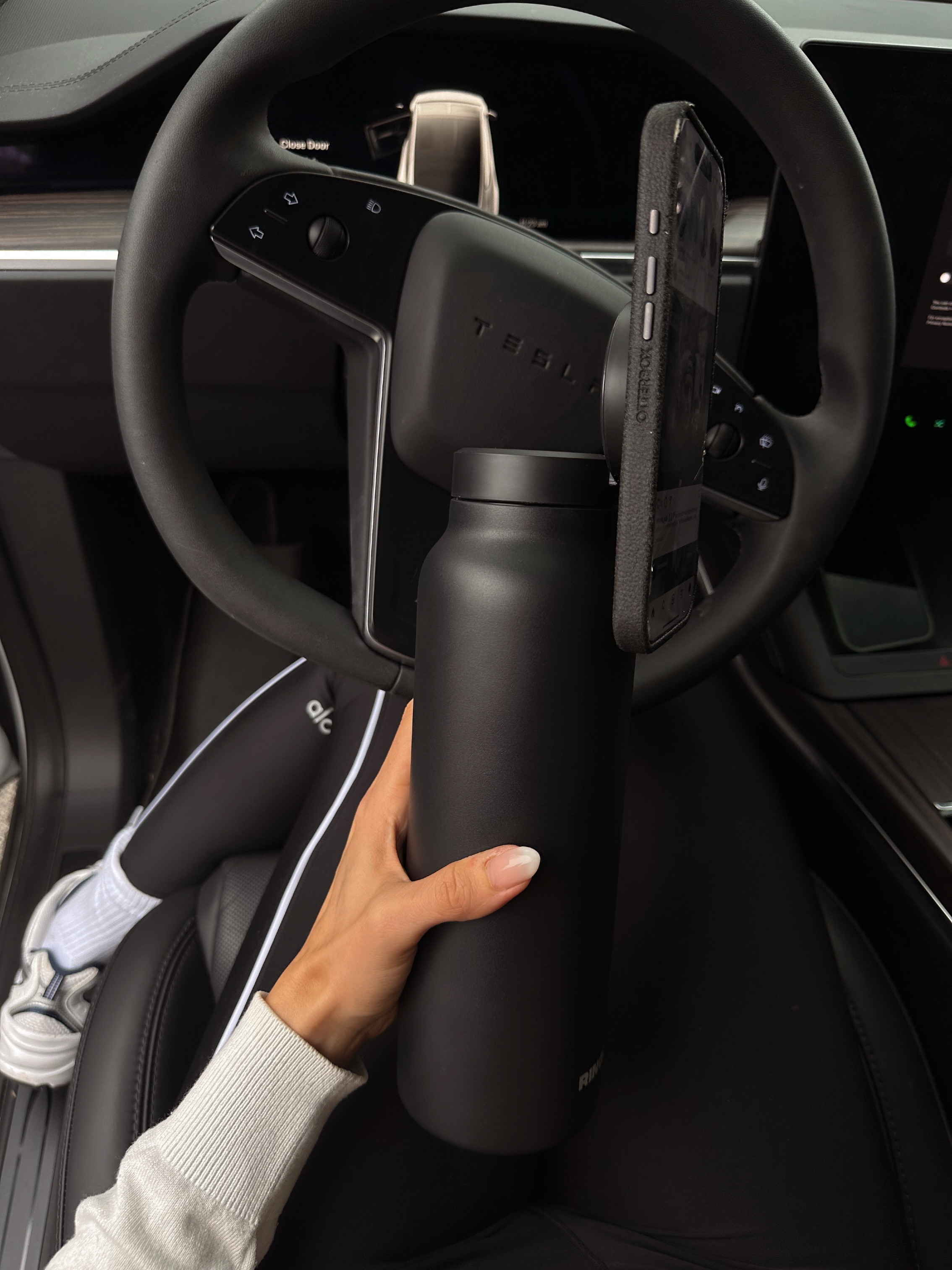 It’s a water bottle but also a tripod. The future is now.  

 