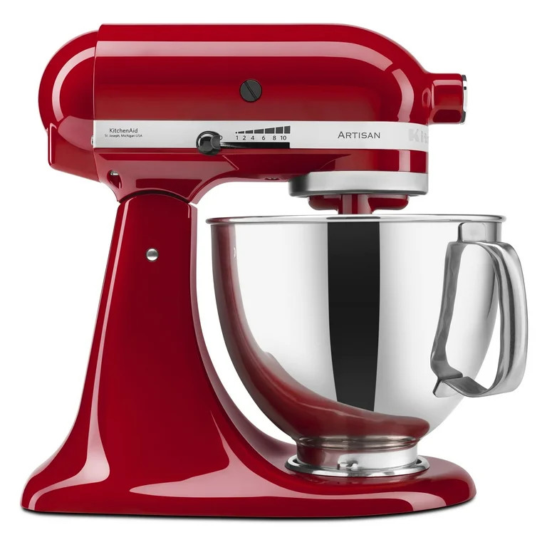 KitchenAid® Artisan® Series 5 Quart Tilt-Head Stand Mixer, Empire Red, KSM150PS | Walmart (US)