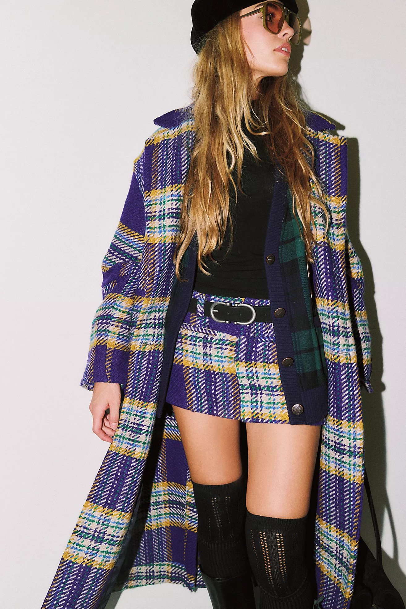 We The Free Mille-Fleurs Plaid Micro Skirt | Free People (Global - UK&FR Excluded)