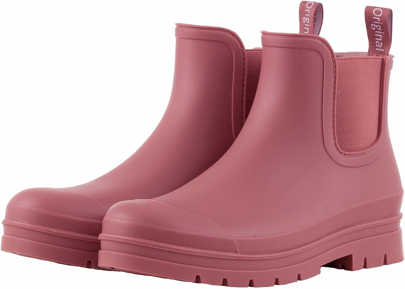 Short rain boots for women waterproof garden shoes anti-slipping chelsea rainboots for ladies com... | Amazon (US)