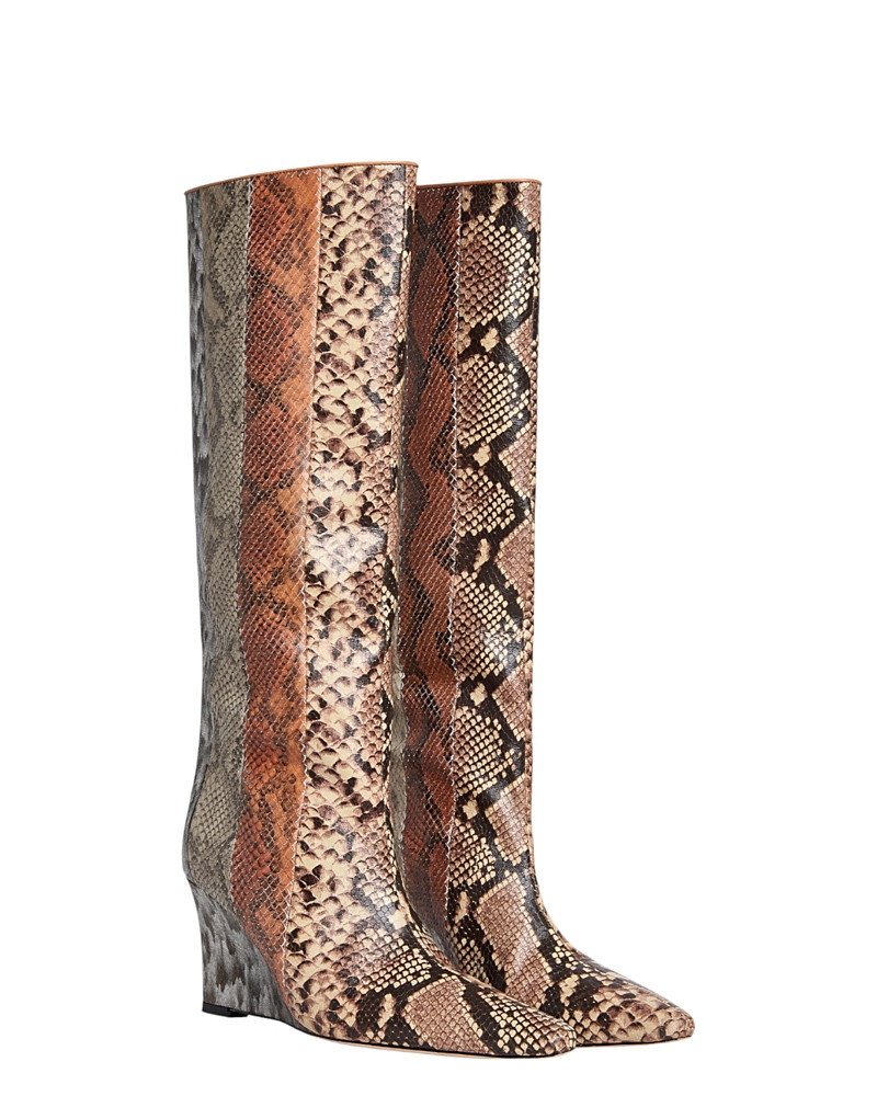 Cynthia Rowley Women's Embossed Leather Wedge Boot | Bloomingdale's (US)