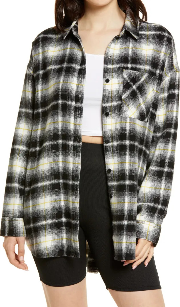 Boyfriend Plaid Button-Up Shirt | Nordstrom