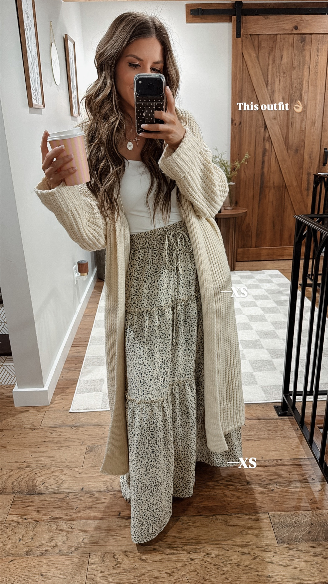 A sweet spring skirt outfit. Perfect for school, work or church. 
Skirt: XS
Cardigan: XS

I love these shoes too! 

#LTKootd #LTKmorningroutine #LTKgrwm