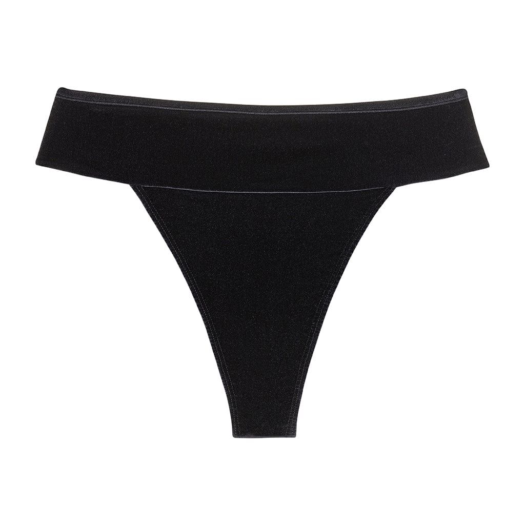 Black Velvet Tamarindo Binded Bikini Bottom | Montce