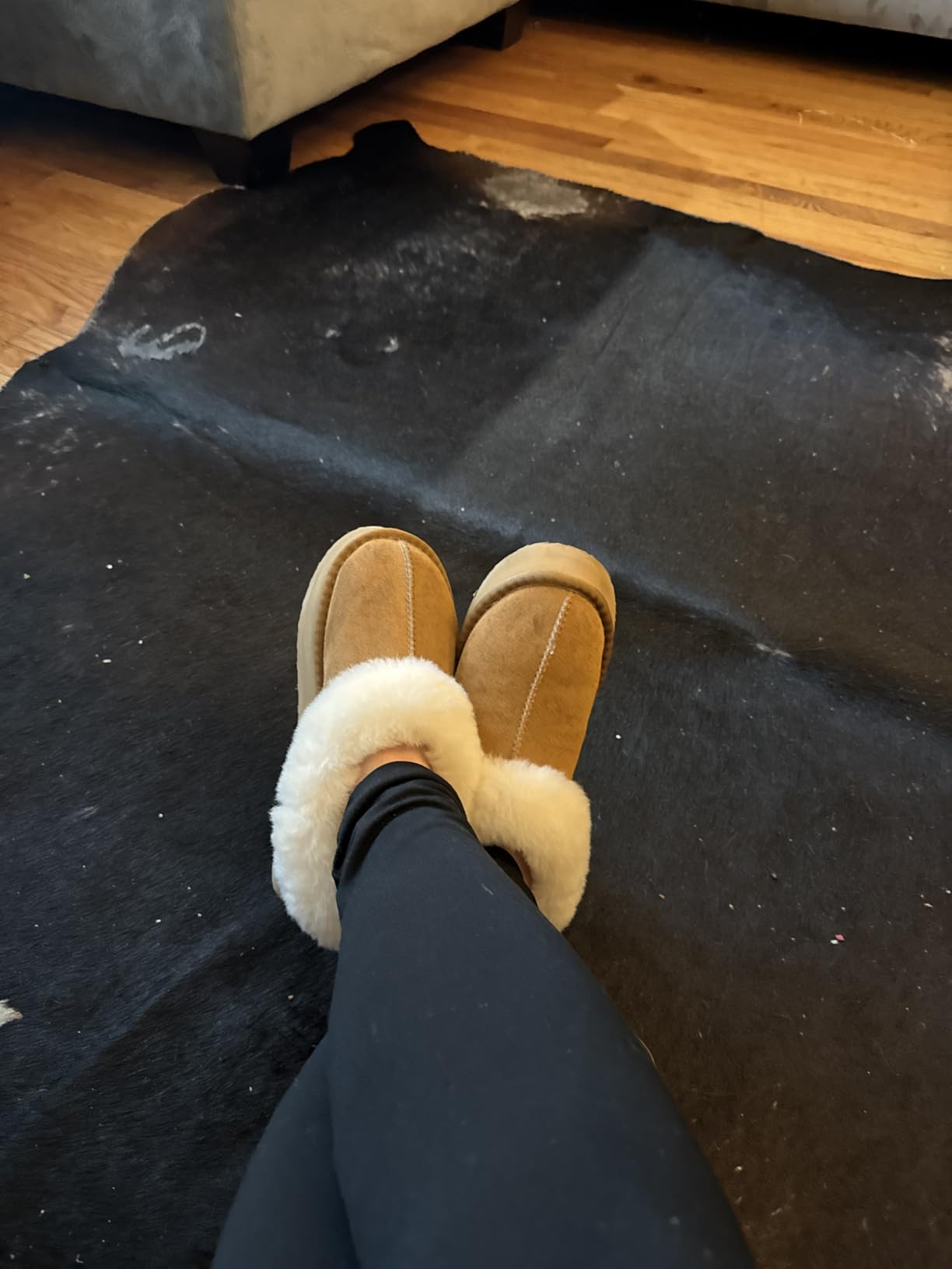 Pasuot Platform Slippers for Women - Furry Lined Platform Clogs Slippers, Shearling Short Ankle S... | Amazon (US)