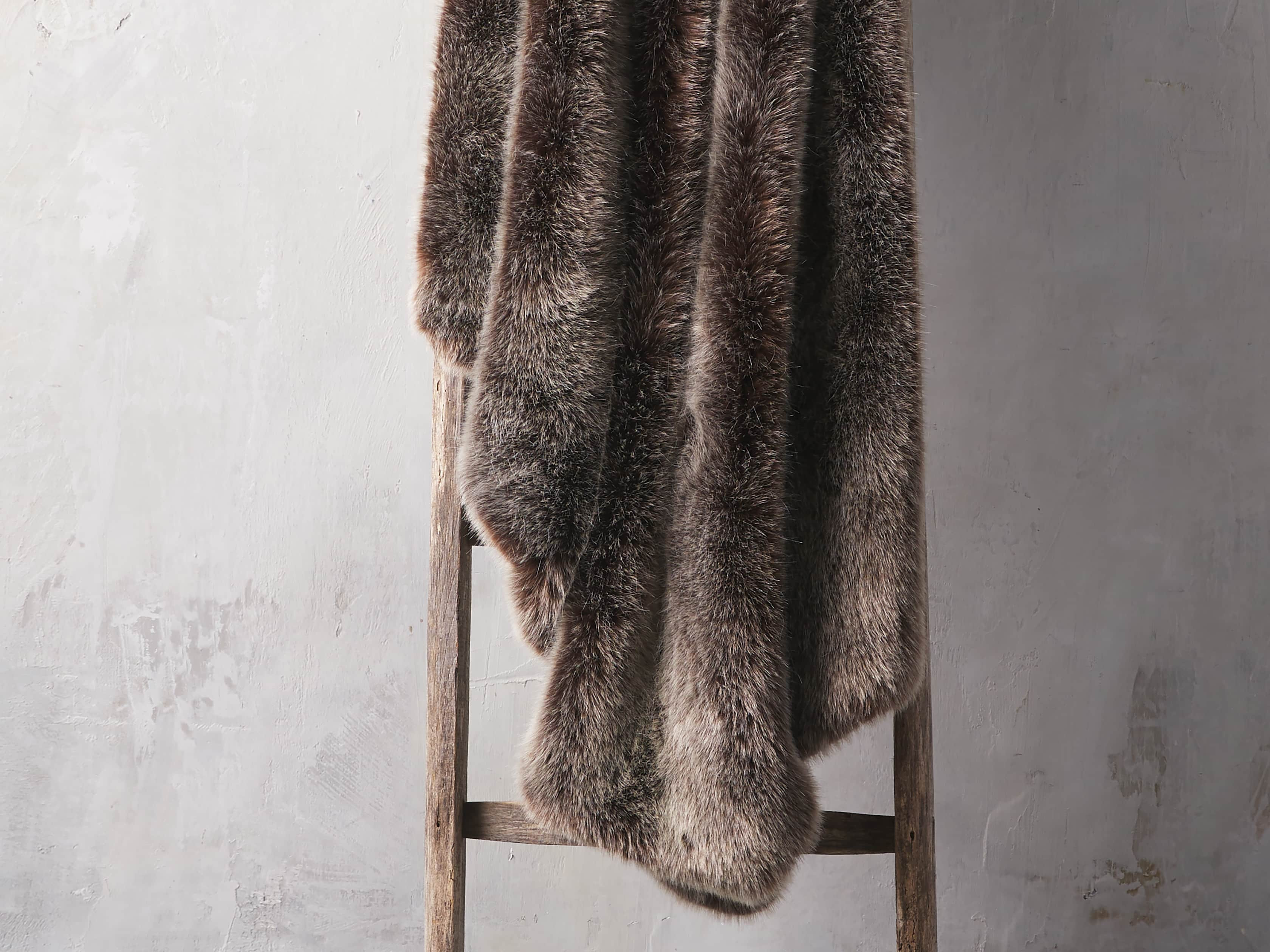 Luxe Faux Fur Throw | Arhaus