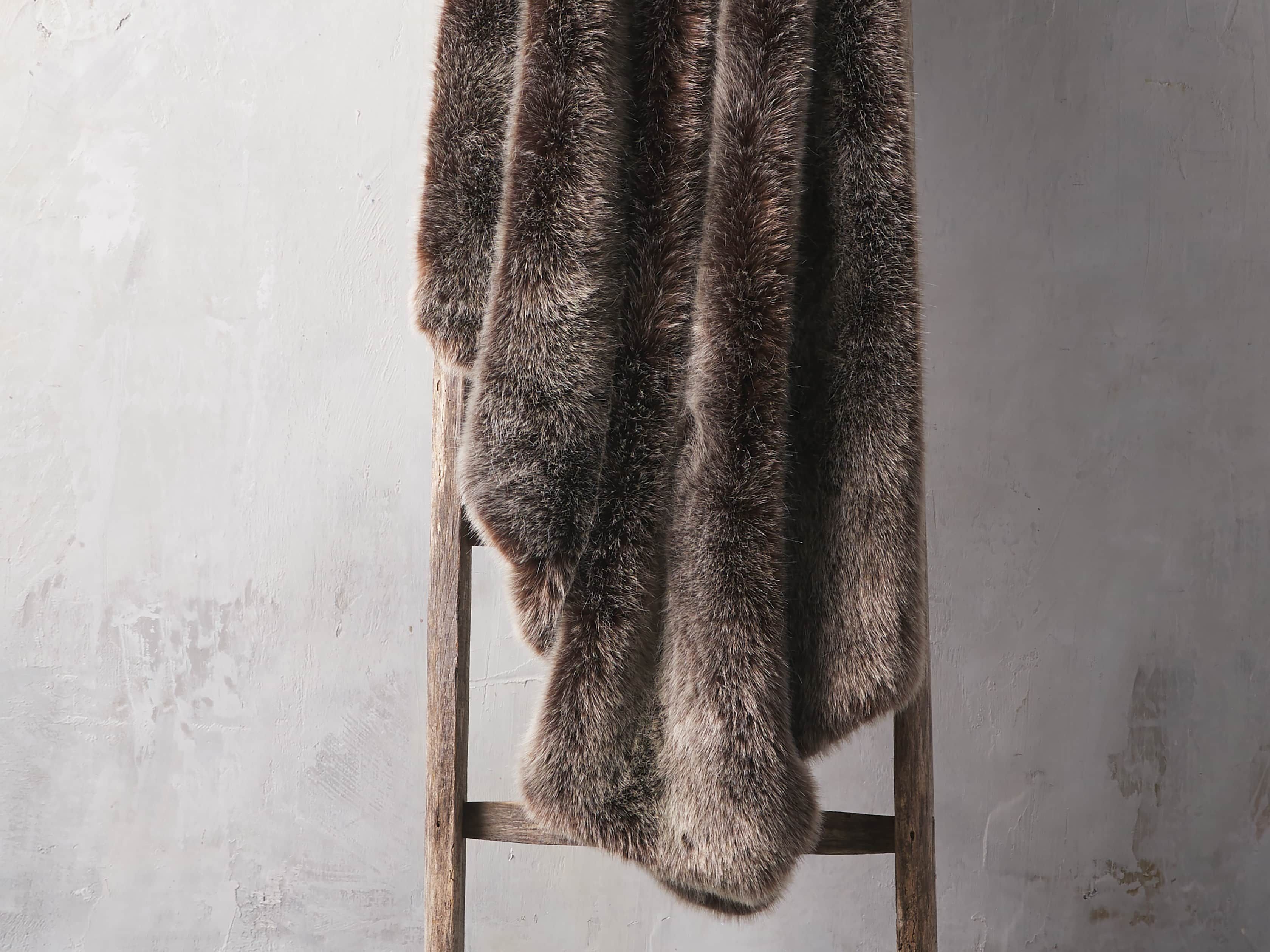 Luxe Faux Fur Throw | Arhaus