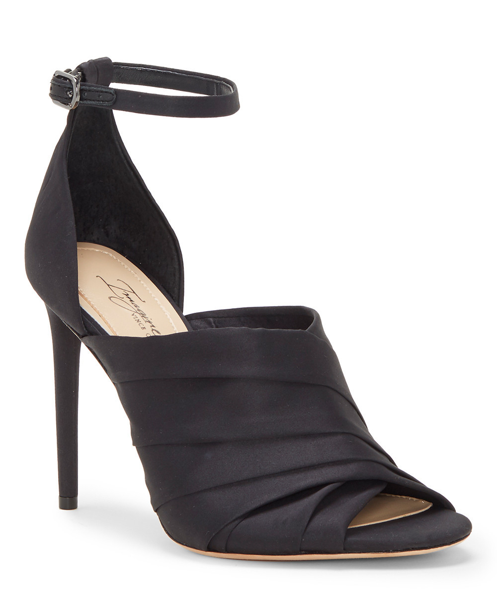 Imagine by Vince Camuto Women's Pumps BLACK - Black Rander Peep-Toe Pump - Women | Zulily