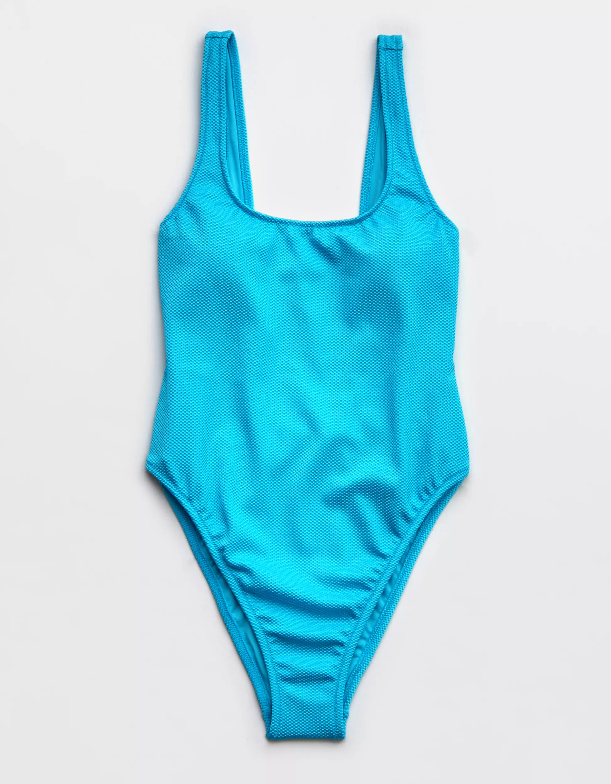 Aerie Shine Pique Babewatch One Piece | Aerie