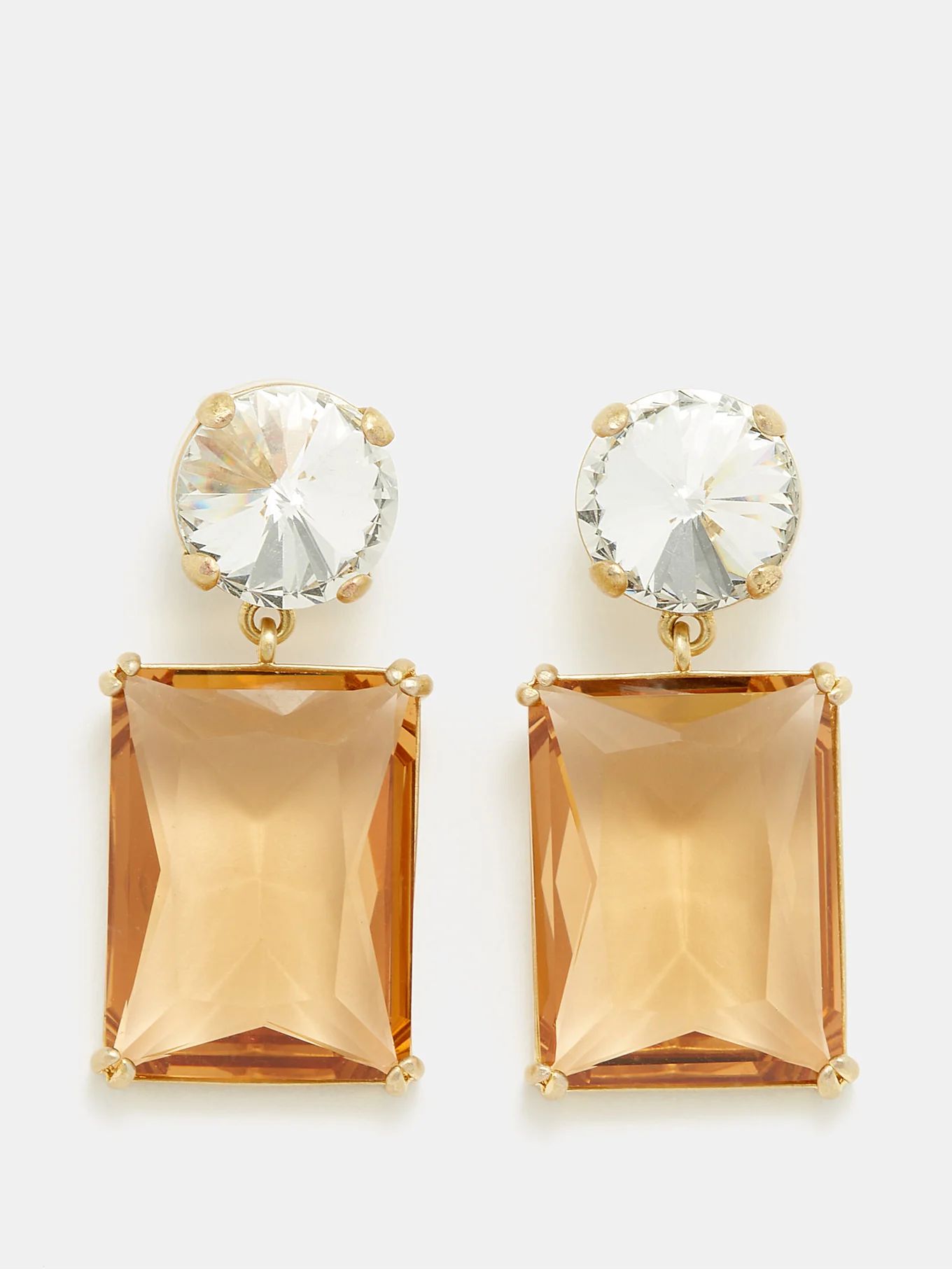 The Elegant Drop glass earrings | Matches (US)