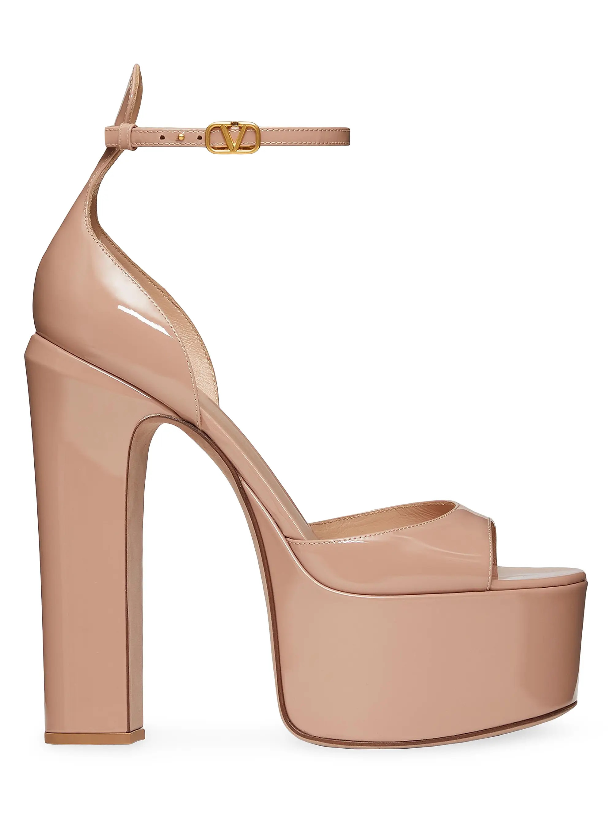 Tan-go Platform Patent Leather Sandal 155mm | Saks Fifth Avenue