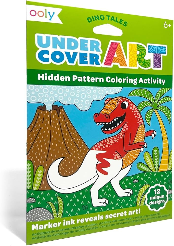 Ooly Undercover Art Hidden Pattern Coloring Activity Art Cards - Easter Activities for Kids & Spr... | Amazon (US)