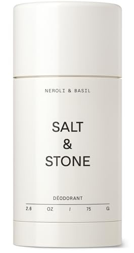 SALT & STONE Aluminum Free Deodorant | Extra Strength 48 Hour Protection for Women & Men | Made with Seaweed Extracts, Shea Butter & Prebiotics (Neroli & Basil) | Amazon (US)