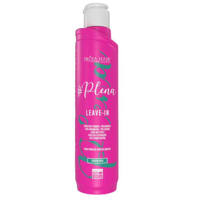 Leave-in Tróia Hair Cosmetics Plena 500ml | Beleza na Web | Beleza Na Web (BR)
