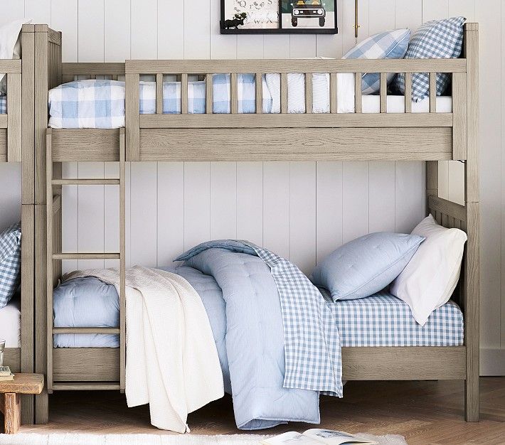 Camp Twin-Over-Twin Bunk Bed | Pottery Barn Kids