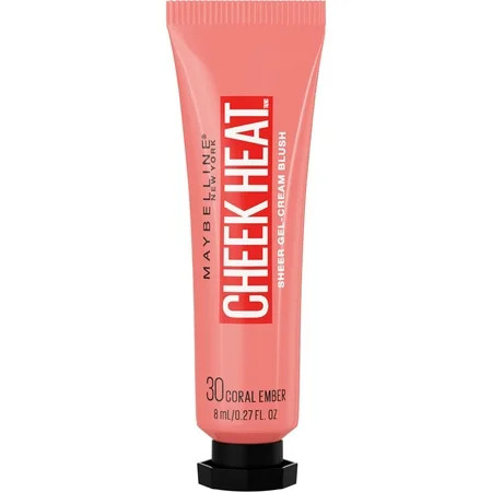 Maybelline Cheek Heat Gel Cream Blush Coral Ember 0.27 oz | Walmart (US)