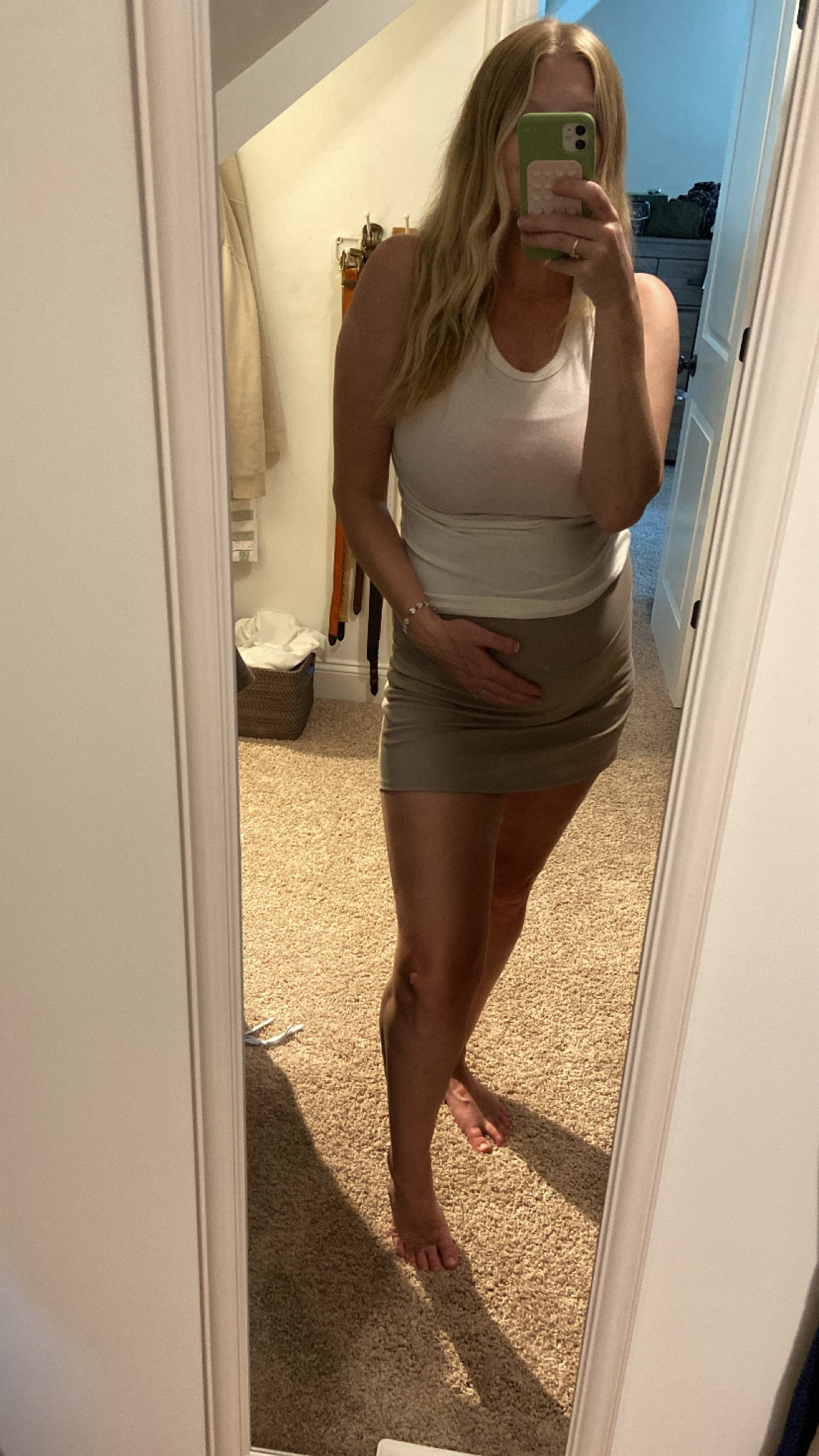 The perfect maternity skort from target on sale right now for Circle week sales! So cute and short went with a size small. 

#LTKxNSale #LTKSummerSales #LTKActive