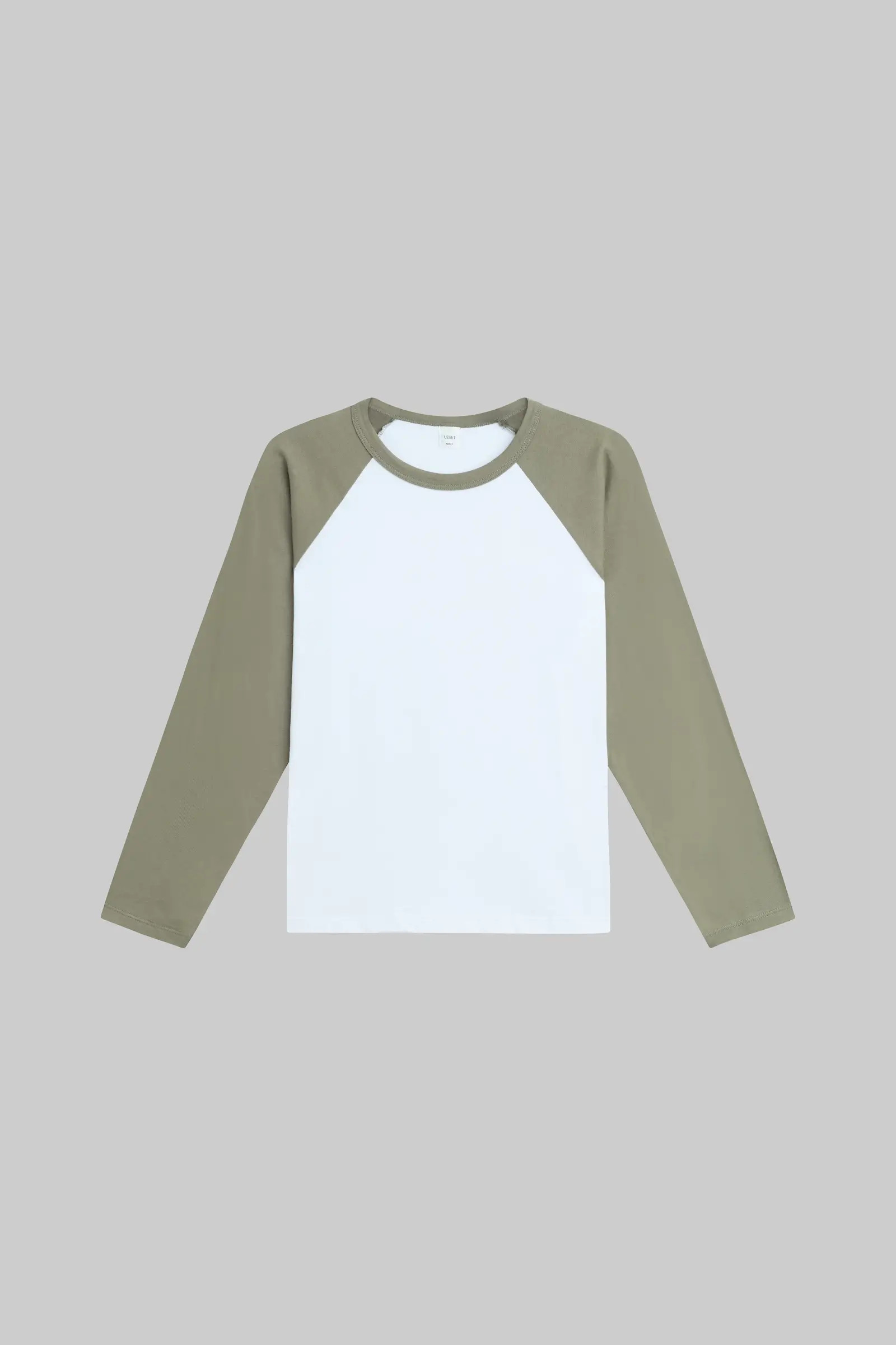 The Margo Long Sleeve Baseball Tee - White Cypress / S | LESET