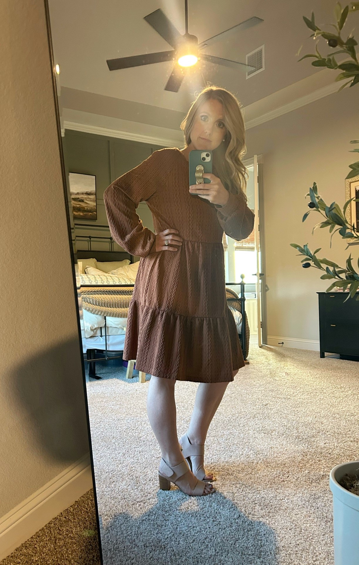 This Amazon dress! It’s so comfy and perfect for all of the Fall gatherings, and is only $35! I’m wearing it for date night! Runs TTS.

OOTD
Amazon fashion
Amazon style
Women’s fall dress

#LTKStyleTip #LTKSeasonal #LTKPetite